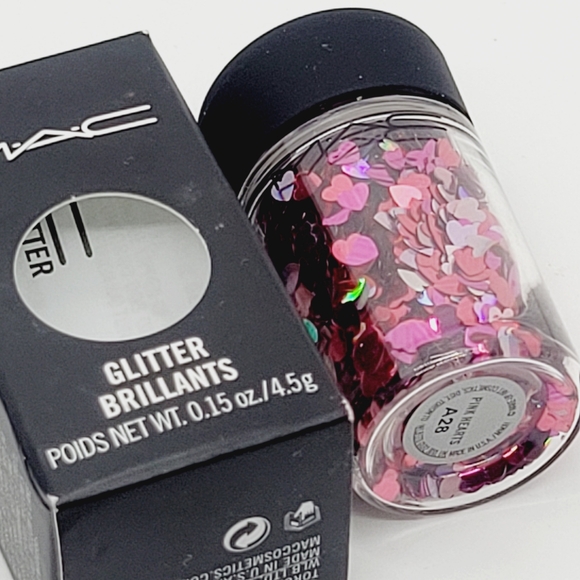 MAC Glitter Brillants Pink Hearts Brand New In Box Full Size - Picture 5 of 7